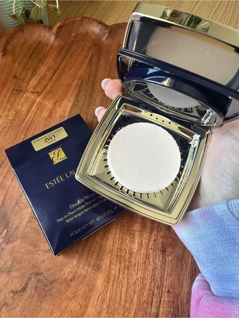 Estee Lauder Double Wear Matte Pressed Powder 2W1 DAWN